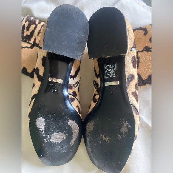 Authentic Gucci Horsebit Detail Ponyhair Ankle Boots Size 39 - Picture 4 of 6